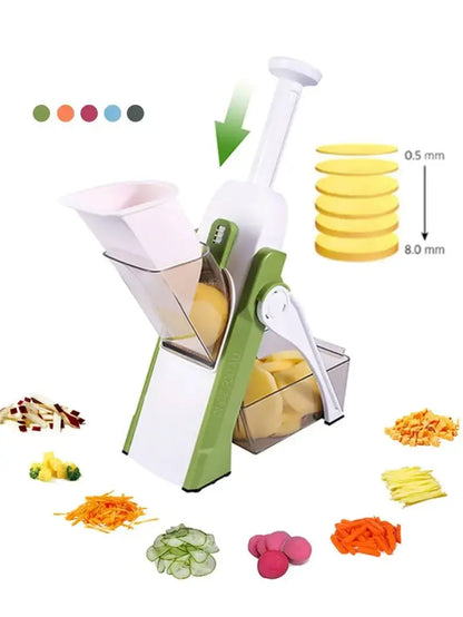 Manual Vegetable Chopper Multifunction Cutter Gadget