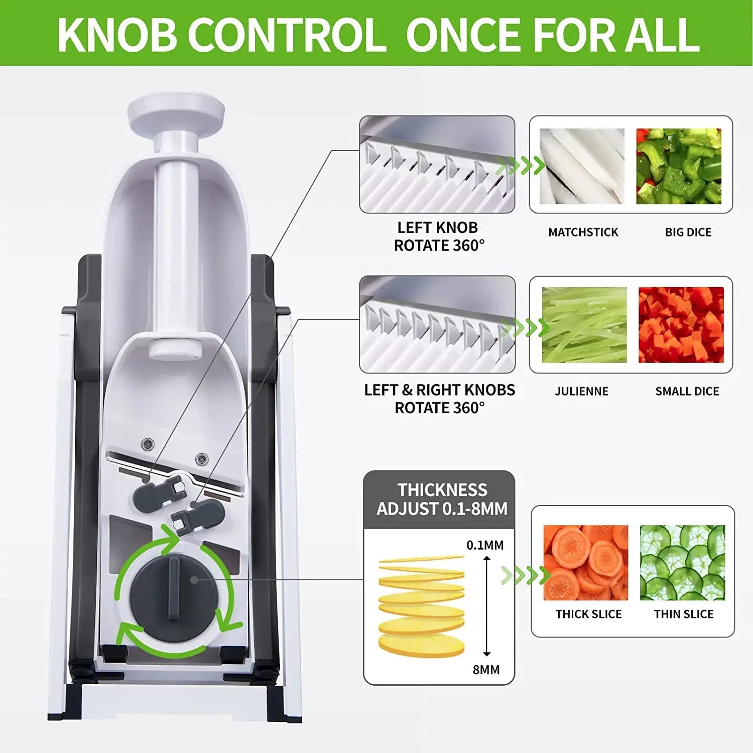 Manual Vegetable Chopper Multifunction Cutter Gadget