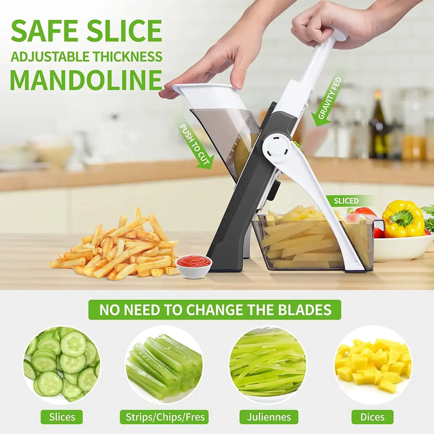 Manual Vegetable Chopper Multifunction Cutter Gadget