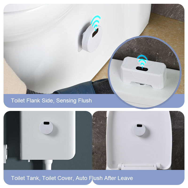 Toilet Smart Sensor Flush Contactless Infrared Sensor Button Flush Toilet